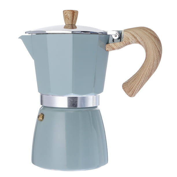 300ml Aluminium Espresso Coffee Maker Stove Top Percolator 6 Cup Moka Pot Latte